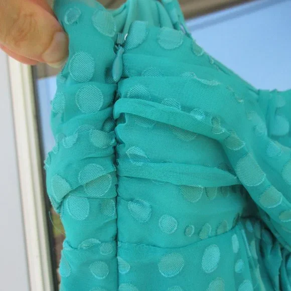 ❌last Chance ❌ EXPRESS polka dot versatile summer dress w/ detachable straps 4 - Picture 6 of 13